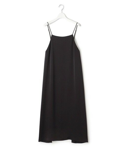 L size ONWARD(大きいサイズ) / エルサイズオンワード ロング・マキシ丈ワンピース | 【吸水速乾/防シワ/洗える】ジョーゼットサテン キャミソールワンピース | 詳細6