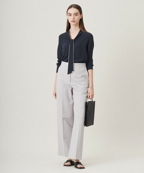 L size ONWARD(大きいサイズ) / エルサイズオンワード その他パンツ | 【接触冷感・UVケア・撥水・洗える】LooseWeave スカートレイヤードワイドパンツ | 詳細25