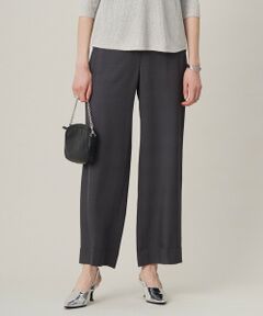 L size ONWARD(大きいサイズ) / エルサイズオンワード その他パンツ | Vi/Ly/Liツイル ワイドストレートパンツ