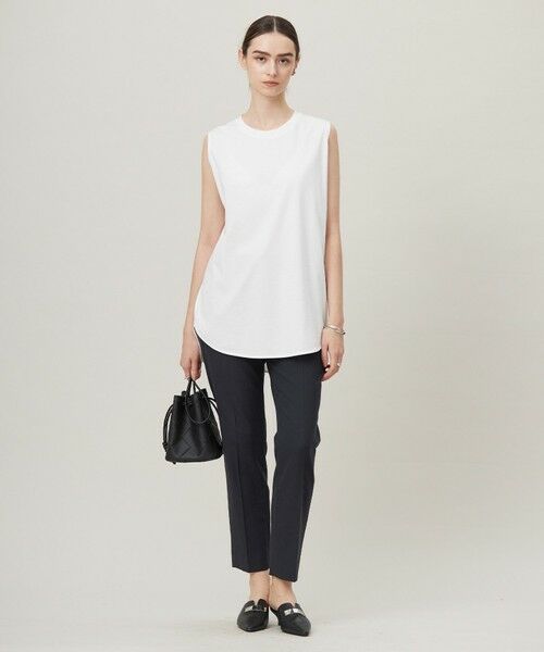 L size ONWARD(大きいサイズ) / エルサイズオンワード その他パンツ | 【接触冷感・UVカット・透け防止・吸水速乾・洗える】 シェルタリングドライオックス スティックパンツ | 詳細4