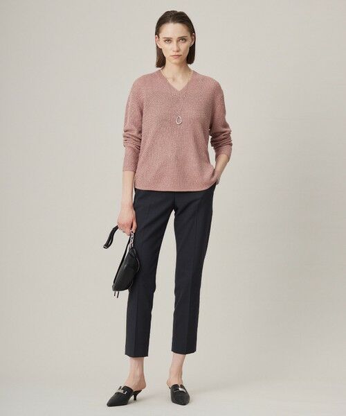 L size ONWARD(大きいサイズ) / エルサイズオンワード その他パンツ | 【接触冷感・UVカット・透け防止・吸水速乾・洗える】 シェルタリングドライオックス スティックパンツ | 詳細6