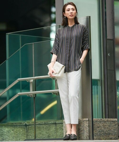 L size ONWARD(大きいサイズ) / エルサイズオンワード その他パンツ | 【接触冷感・UVカット・透け防止・吸水速乾・洗える】 シェルタリングドライオックス スティックパンツ | 詳細17