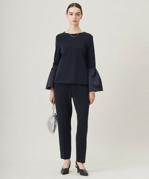 L size ONWARD(大きいサイズ) / エルサイズオンワード その他パンツ | 【洗える】ミリオーネダンボールニット スティックパンツ | 詳細4