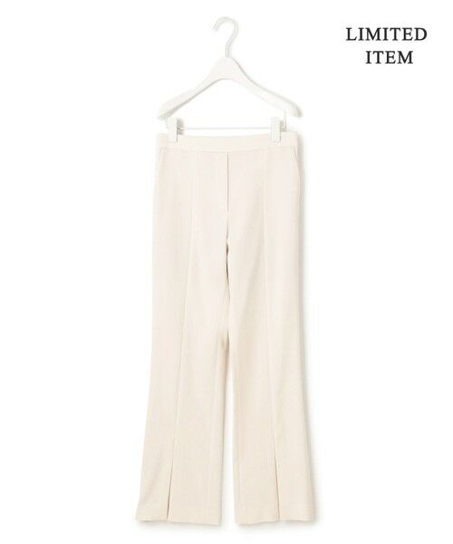 L size ONWARD(大きいサイズ) / エルサイズオンワード その他パンツ | 【WEB限定・洗える】キュプラハイパワーストレッチ セミフレアパンツ | 詳細21