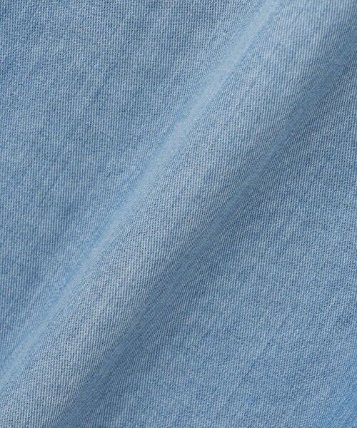 L size ONWARD(大きいサイズ) / エルサイズオンワード デニムパンツ | 【洗える】5ozバージラコンパクト デニム セミワイドパンツ | 詳細15