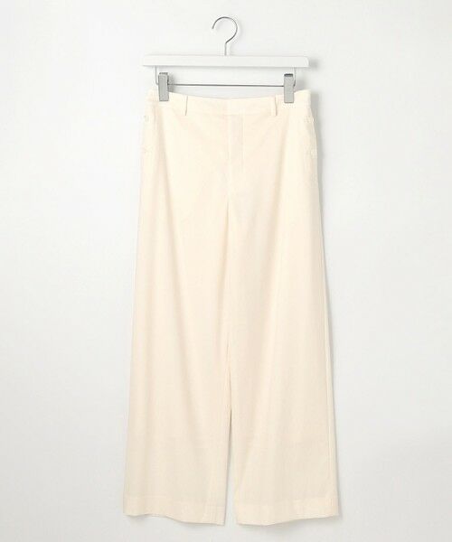 L size ONWARD(大きいサイズ) / エルサイズオンワード その他パンツ | 【セットアップ対応・洗える】セルロースリネンストレッチ ワイド パンツ | 詳細4