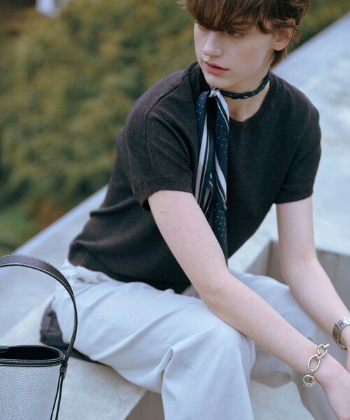 L size ONWARD(大きいサイズ) / エルサイズオンワード その他パンツ | 【セットアップ対応・洗える】セルロースリネンストレッチ ワイド パンツ | 詳細6