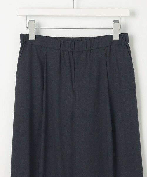 L size ONWARD(大きいサイズ) / エルサイズオンワード その他パンツ | 【洗える】セルロースリネンストレッチ タックワイドパンツ | 詳細23