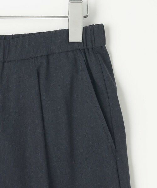 L size ONWARD(大きいサイズ) / エルサイズオンワード その他パンツ | 【洗える】セルロースリネンストレッチ タックワイドパンツ | 詳細25