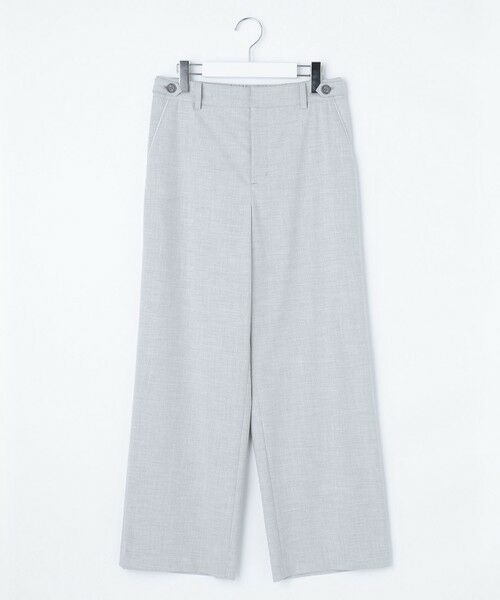 L size ONWARD(大きいサイズ) / エルサイズオンワード その他パンツ | 【洗える】CARREMAN 2WAY ストレート ワイド パンツ | 詳細8