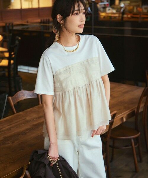 L size ONWARD(大きいサイズ) / エルサイズオンワード デニムパンツ | 【SLOW/一部店舗限定】LIGHT DENIM バレルワイド パンツ | 詳細5