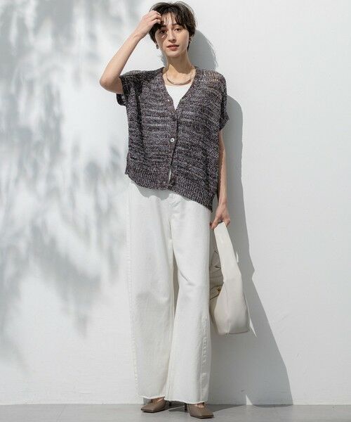 L size ONWARD(大きいサイズ) / エルサイズオンワード デニムパンツ | 【SLOW/一部店舗限定】LIGHT DENIM バレルワイド パンツ | 詳細10