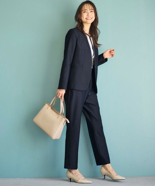 L size ONWARD(大きいサイズ) / エルサイズオンワード その他パンツ | 【洗える】褒めらレディテーパード パンツ | 詳細13