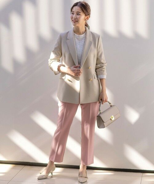 L size ONWARD(大きいサイズ) / エルサイズオンワード その他パンツ | 【洗える】褒めらレディテーパード パンツ | 詳細26