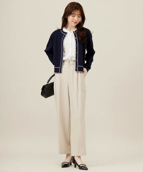 L size ONWARD(大きいサイズ) / エルサイズオンワード その他パンツ | 【洗える】褒めらレディ ワイドパンツ | 詳細14