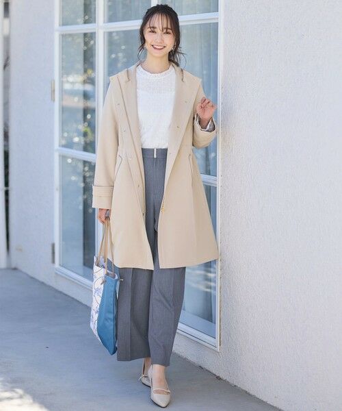 ワイドパンツ - ベージュ - レディース | H&M JP