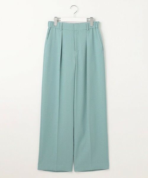 L size ONWARD(大きいサイズ) / エルサイズオンワード その他パンツ | 【セットアップ対応・接触冷感・洗える】リネンライクシンセティックワイドストレート パンツ | 詳細14