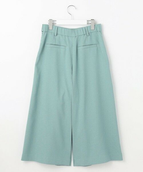 L size ONWARD(大きいサイズ) / エルサイズオンワード ショート・ハーフ・半端丈パンツ | 【セットアップ対応・接触冷感・洗える】リネンライクシンセティックキュロット パンツ | 詳細16