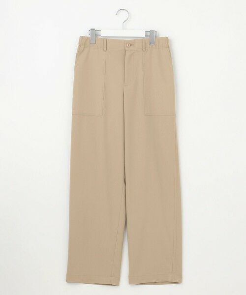 L size ONWARD(大きいサイズ) / エルサイズオンワード その他パンツ | 【洗える】ストレッチライトツイルベイカー パンツ | 詳細3