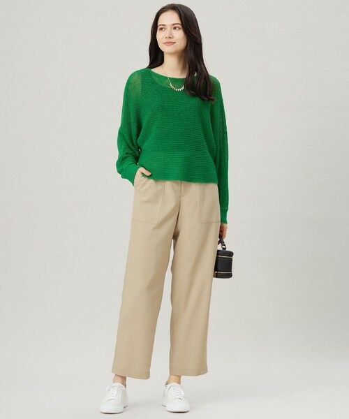 L size ONWARD(大きいサイズ) / エルサイズオンワード その他パンツ | 【洗える】ストレッチライトツイルベイカー パンツ | 詳細2