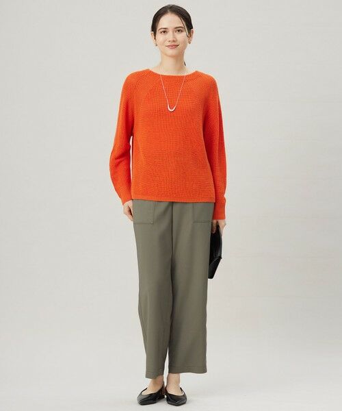 L size ONWARD(大きいサイズ) / エルサイズオンワード その他パンツ | 【洗える】ストレッチライトツイルベイカー パンツ | 詳細16