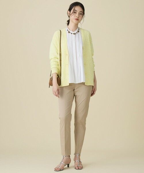 L size ONWARD(大きいサイズ) / エルサイズオンワード その他パンツ | 【カタログ掲載・定番人気・新色追加】コットンサテンテーパード パンツ | 詳細2