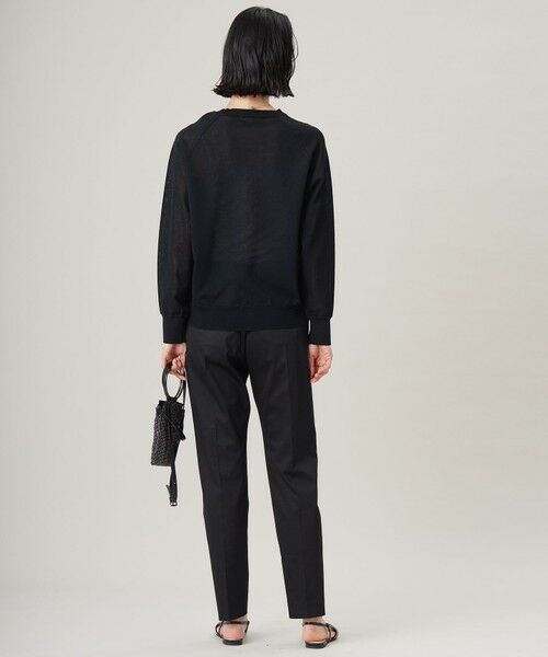 L size ONWARD(大きいサイズ) / エルサイズオンワード その他パンツ | 【UVカット・接触冷感・洗える】コットンサテンテーパード パンツ | 詳細26