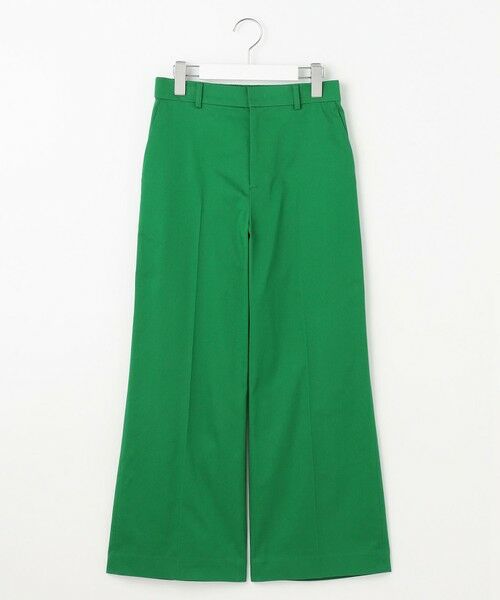 L size ONWARD(大きいサイズ) / エルサイズオンワード その他パンツ | 【19号サイズまで展開・カタログ掲載・定番人気・新色追加】コットンサテンクロップド丈ワイドストレート パンツ | 詳細14