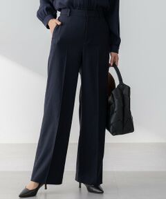 L size ONWARD(大きいサイズ) / エルサイズオンワード その他パンツ | 【セットアップ対応/防シワ性/洗える】アイアスマットストレッチ セミワイド パンツ