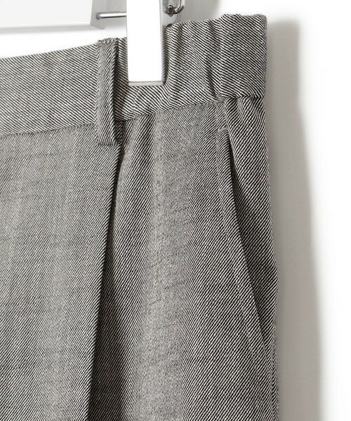 L size ONWARD(大きいサイズ) / エルサイズオンワード その他パンツ | 【セットアップ対応/洗える】スラブツイードストレッチ ワイド パンツ | 詳細13