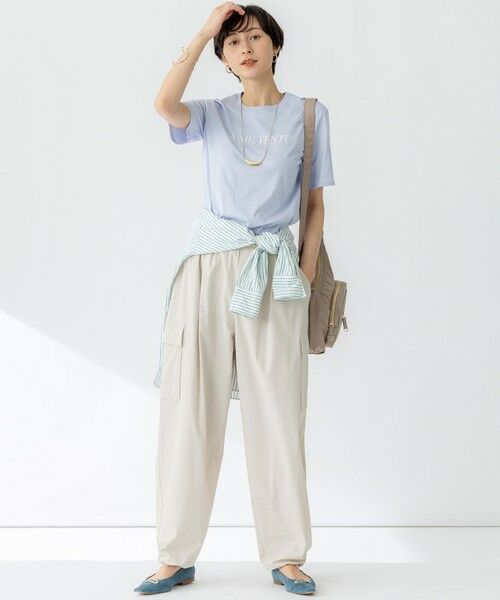 L size ONWARD(大きいサイズ) / エルサイズオンワード その他パンツ | 【撥水加工/洗える】ナイロン2WAYストレッチ パラシュート パンツ | 詳細3