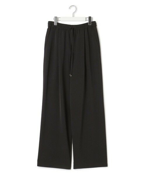 L size ONWARD(大きいサイズ) / エルサイズオンワード その他パンツ | 【セットアップ対応/洗える】2WAYストレッチツイル ワイドパンツ | 詳細3