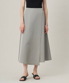 L size ONWARD(大きいサイズ) / エルサイズオンワード ミニ・ひざ丈スカート | 【洗える】トリアセブライトツイル  フレアスカート