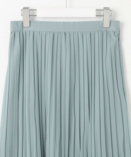 L size ONWARD(大きいサイズ) / エルサイズオンワード ロング・マキシ丈スカート | 【洗える】オーガンジートリコット プリーツ スカート | 詳細17