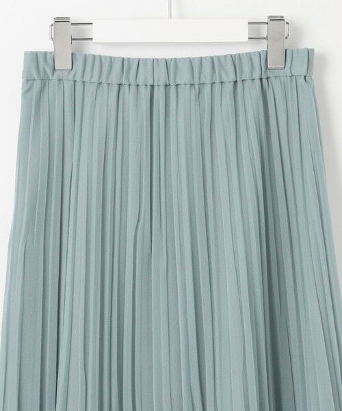 L size ONWARD(大きいサイズ) / エルサイズオンワード ロング・マキシ丈スカート | 【洗える】オーガンジートリコット プリーツ スカート | 詳細18