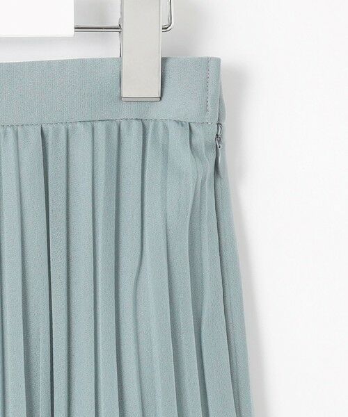 L size ONWARD(大きいサイズ) / エルサイズオンワード ロング・マキシ丈スカート | 【洗える】オーガンジートリコット プリーツ スカート | 詳細20
