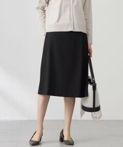 L size ONWARD(大きいサイズ) / エルサイズオンワード ミニ・ひざ丈スカート | 【洗える】CARREMAN 2WAY Aライン スカート