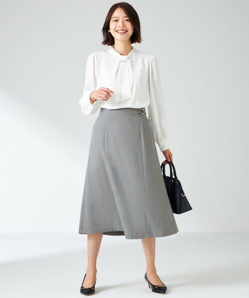 BEIGE, 24AW ボックスラップスカート 大きいサイズ オンワード樫山 BEIGE, 24AW ボックスラップスカート 大きいサイズ オンワード樫山