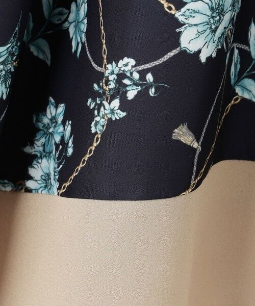 L size ONWARD(大きいサイズ) / エルサイズオンワード ミニ・ひざ丈スカート | 【洗える】スカーフデザインプリント スカート | 詳細15