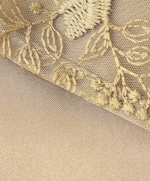 L size ONWARD(大きいサイズ) / エルサイズオンワード ミニ・ひざ丈スカート | 【洗える】フローティングエンブロイダリー スカート | 詳細9