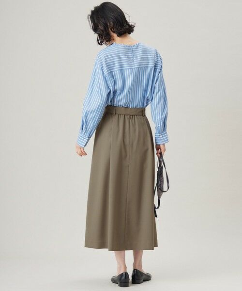 L size ONWARD(大きいサイズ) / エルサイズオンワード ミニ・ひざ丈スカート | 【洗える】ストレッチライトツイル スカート | 詳細23