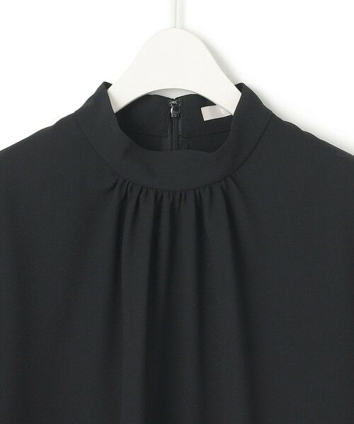 L size ONWARD(大きいサイズ) / エルサイズオンワード シャツ・ブラウス | 【洗える】ストレッチジョーゼット ハイネックブラウス | 詳細3