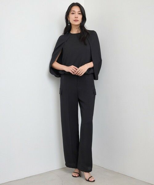 L size ONWARD(大きいサイズ) / エルサイズオンワード シャツ・ブラウス | 【接触冷感・UVケア・吸水速乾・防シワ・洗える】 ドレープツイル ブラウス | 詳細1