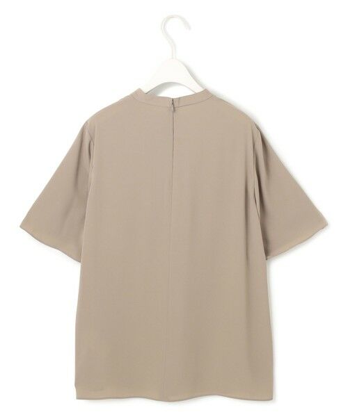 L size ONWARD(大きいサイズ) / エルサイズオンワード シャツ・ブラウス | 【接触冷感・UVケア・速乾・洗える】BackSatinAmunzen 5分袖ハイネックブラウス | 詳細3