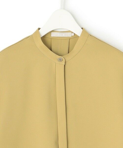 L size ONWARD(大きいサイズ) / エルサイズオンワード シャツ・ブラウス | 【WEB限定・接触冷感・UVケア・吸水速乾・防シワ・洗える】 ドレープツイル クロップドシャツ | 詳細4