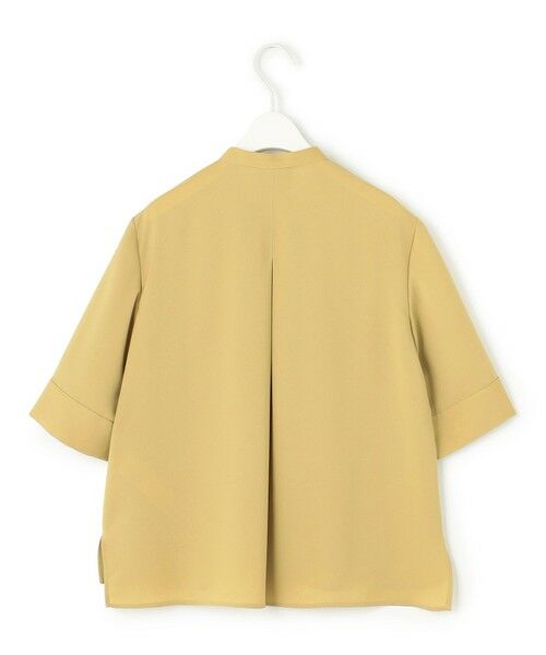 L size ONWARD(大きいサイズ) / エルサイズオンワード シャツ・ブラウス | 【WEB限定・接触冷感・UVケア・吸水速乾・防シワ・洗える】 ドレープツイル クロップドシャツ | 詳細7