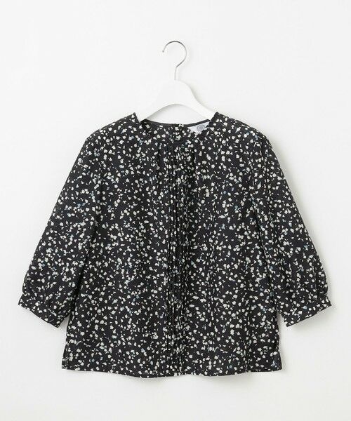 L size ONWARD(大きいサイズ) / エルサイズオンワード シャツ・ブラウス | 【洗える】スパンローンフラワープリント クルーネック ブラウス | 詳細6