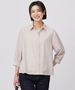 L size ONWARD(大きいサイズ) / エルサイズオンワード シャツ・ブラウス | 【洗える】スパンローン バックプリーツ ブラウス