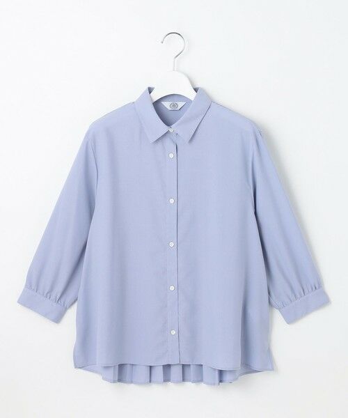 L size ONWARD(大きいサイズ) / エルサイズオンワード シャツ・ブラウス | 【洗える】スパンローン バックプリーツ ブラウス | 詳細13