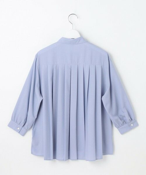 L size ONWARD(大きいサイズ) / エルサイズオンワード シャツ・ブラウス | 【洗える】スパンローン バックプリーツ ブラウス | 詳細14